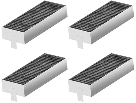 4 Stück Dunstabzugshaube Filter,Aktivkohlefilter für Dunstabzugshaube Siemens HZ9VRCR0 17004796/HEZ9VRCR0 17004805 / Neff Z821VR0 17004806 / Gaggenau CA282111,Umluftersatzfilter Zubehör