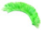 Harilla Helm Perücken Motorrad Haarteil Cosplay Party Haarknoten Extensions Helm Haar Patches Skinhead Perücke Haar für Männer Frauen, Grün