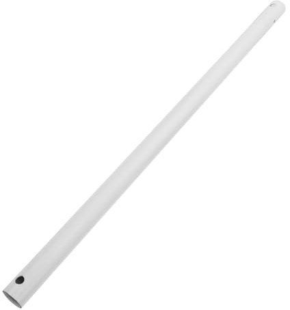 Gadpiparty Ceiling Fan Pole Ceiling Fan Downrod Extension Ceiling Fan Extension Rod, Ceiling Fan Downrod Extension Downrod for Ceiling Fans Lighting Accessories White 50.00x2.00x2.00cm