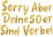 Lustige Banner, Sorry Aber Deine 50er Sind Vorbei - Dekoration und Partyzubehör zum 60. Geburtstag