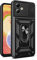 YSONCHAN Custodia per Motorola Moto G14, Cover Protettiva con Obiettivo Case Antiurto, con Anello Magnetico e Supporto, Custodia Bumper Robusta. Nero