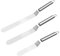Cake Angled Palette Set, 6/8/10 Inch Spreading Palettes for Cakes, 3 Pieces Icing Spatula, Angle Palette Cake for Spreading, Icing Knife for Decorating Cakes, Pastries and Baking