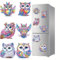 CXINLky DIY Diamond Art Painting Kühlschrankmagnete, Eule Diamant Malerei Kühlschrank Magnete Kits Home Dekoration für Whiteboard, Pinnwand, Kühlschrank, Magnettafel-02