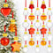 Patelai 24 Pcs Christmas Booze Balls Xmas Fillable Booze Tree Ornaments Christmas Drink Balls Clear Plastic Christmas Shot Glasses Hanging Ornaments Bottle Bulbs for Xmas Party (Classic Style)