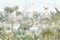 Papier peint panoramique Enfants - Dinosaures - Largeur 260 cm x Hauteur 173 cm