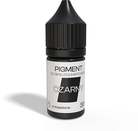e-cupstone Hochwertige Pigmente für HandiCast & SnowCast - Flüssigfarbstoff für polymeren Gips - UV- & wetterbeständig - leicht zu dosieren - für gleichmäßige und langlebige Farbgebung - Schwarz