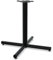 Restore Furniture Endurex Café-Tischsockel, 91,4 x 91,4 cm X-Basis, einzelne Säule mit 7,6 cm Durchmesser, Füße mit 5,1 cm Durchmesser, perfekt für Restaurants, Cafés, Loungebereiche, Schwarz |
