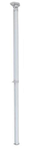 Teleskop-Tischbein aus Aluminiumlegierung, Höhenverstellbare, Klappbare RV-Stützbeine für an der Wand Montierte Tischplatten, Ideal für Wohnmobile, Wohnmobile, Boote, Silber,