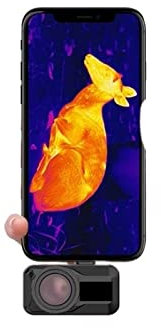 DMETE Caméra Thermique Imageur Thermique Infrarouge détecteur de Chasse extérieur Vision Nocturne caméra Thermique téléphone Portable Conception compacte