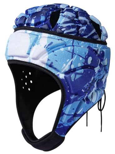 Fußball-Kopfschutzwächter - Atmungsaktive Kopfbedeckung Für Flag Football, Stoßabsorbierender Helm | Verstellbare Sportschutz-Ausrüstung Für , Mädchen, Teenager, Trainings- Und Wettkampfspiele