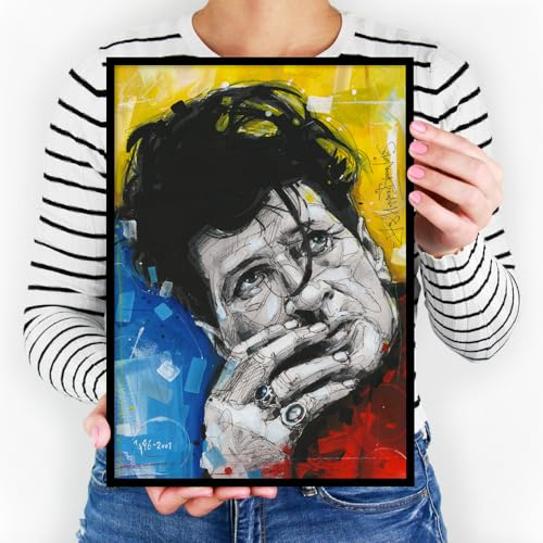 JosHoppenbrouwers Herman Brood Poster A3 - 30,6 × 43 cm *gerahmt & signiert