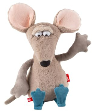 Sigikid Maus Plüschtier formbares Kuscheltier Emotionen Zeigen & Lernen | formbares Charakter Kuscheltier - verleiht Emotionen Ausdruck - Gefühle zeigen & lernen