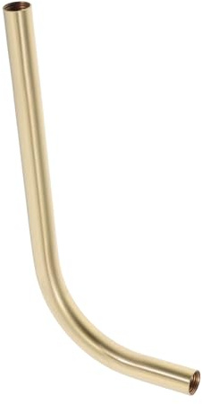 FRCOLOR Tube Courbé en Cuivre Pur 11,3 Mm, Accessoire de Rallonge pour Lampe de Bureau et Applique Murale, Tige Incurvée pour Luminaire, Pièces de Luminaires Compatibles et Compactes