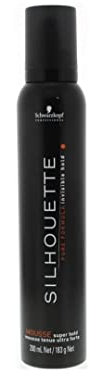 Schwarzkopf Professional Silhouette Super Hold Schaumfestiger Haarschaum Für Haarstyling Ohne Haarbeschweren Starker Unsichtbarer Langanhaltender Halt Schnelltrockend Nicht Klebrig Super Glanz 200 ml