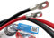 eXODA Cavo da batteria di 100cm Cavo di alimentazione da 35 mm² in rame con estremità ad anello M8