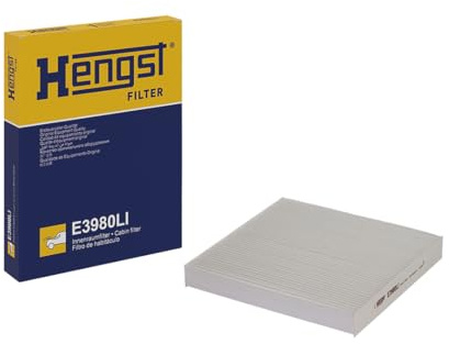 HENGST - Innenraumfilter E3980LI - Luftfilter für den Innenraum mit Pollenfilter - Filtert Staub & Pollen für Allergiker - Für saubere Luft im KFZ - Automotive Zubehör für Fahrzeuge