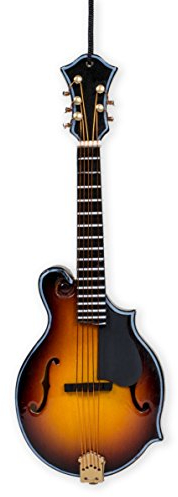 Broadway Gift Mandolin Miniature Replica 5 inch Resin Christmas Ornament Figurine