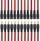 QitinDasen 12 Paar Premium DC Power Pigtail Kabel, 5.5 X 2.1mm Männlich Stecker und Weiblich Buchse Power Adapter Verbinder, für CCTV Sicherheit Kamera