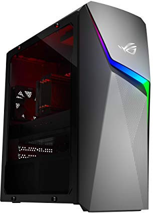 ROG Strix GL10DH Gaming Desktop PC, AMD Ryzen 7 3700X, GeForce GTX 1660 Ti, 16GB DDR4 RAM, 512GB SSD, Wi-Fi 5, Windows 10 Home, GL10DH-AH762