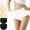 YouShow Culottes Femmes Coton Taille Haute Lot de 5 Slips Elasticité Ventre Plat(Abricot à la Mode,XXL)