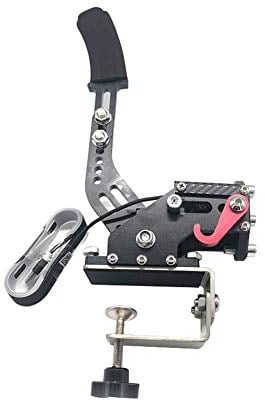 SQER USB Handbremse Einstellbare 14Bit Höhe Drift Handbremshebel Universal für Sim Racing Spiele G25/27/29 T500 FANATECOSW Dirt Rally Kompatibel mit PC Windows