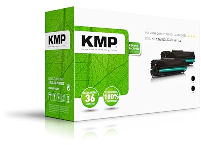 KMP Tonerkartusche passend für HP 12A Black (Q2612A) Doublepack - H-T114D - für Canon LBP 2900, 3000, Lasershot LBP-2900, 3000, i-SENSYS LBP-2... etc.