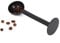 TOSSPER 2 in 1 Coffee Scoop Measure Tamper Dual-purpose Spoon Coffee Machine Accessories