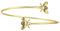 JIANGYUE Biene Armband verstellbare Gold Biene Armreif Damen Schmuck Geschenk für Frauen Mädchen Guter Freund