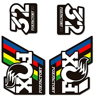 STAR SAM Autocollants compatibles avec fourche de vélo Fox 32 World Cup Champion Limited Edition 2019 UCI