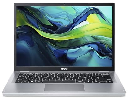 Acer Aspire Go 14 AG14-31P-3142, Ordinateur Portable 14'' WUXGA IPS, PC Portable (Intel Core i3-N305, RAM 8 Go, SSD 512 Go, Intel UHD Graphics, Windows 11), Laptop Gris, Clavier AZERTY (Français)