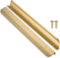 SYZOW 6 Piezas tiradores ocultos cocina 300mm -Tiradores Armarios Dorados Tiradores Cajones Tiradores de Muebles Ocultos Aleación de aluminio Distancia del Agujero 300mm