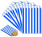 100 Stück Naschitüten Candy Bar Blau Papiertüten Klein Kraft Butterbrottüten Bunt 13x18cm Mini Geschenktüten Papiertüten Bunte Tüten Candybar brotpapiertüten für Halloween,Weihnachten,Hochzeiten