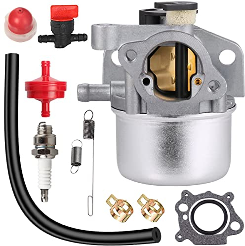 ZAMDOE 799866 Carburatore per Briggs & Stratton 790845 799871 796707 794304 128L05 128L07 128M02 12H800 4 cicli tosaerba, per Toro Recycler da 22 tosaerba