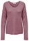 ONLY Damen ONLCAMILLA V-Neck L/S Strickpullover KNT 15204588, Crushed Berry,S