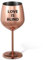 LEBEMPEL Weingläser mit Aufschrift Love is Blind, goldfarben, personalisierbar, verspiegelt, sturzsicher, langlebig und schön (Rosarot)