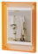 WLLKIY Transparenter Acryl-Fotorahmen, DIY-Poster, Malerei, Halle, Schlafzimmer, Wanddekoration, Ins-Stil, Tisch-Bilderrahmen Multifunktional(Orange,11x14cm)