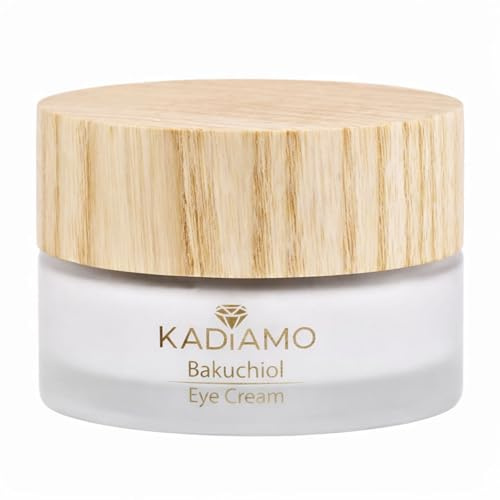 KADIAMO Bakuchiol Eye Cream 15 ml | Augencreme | natürliches Vitamin A + E | stimuliert die Collagensynthese | Hautstraffend | Aloe Vera und Bisabolol | Natürliche pflanzliche Öle | Anti-Aging