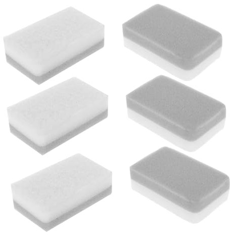 Zerodeko Esponjas para Fregar Platos Reutilizables 10 Unidades Esponja De Limpieza Multiusos De Tres Capas Blanca Suave Secado Rápido Ideales para Cocina y Lavado De Utensilios