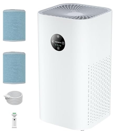 Dehumidifier, Remote Intelligent Dehumidifier, 300 ft² Dehumidifiers for Bedroom, Adjustable Timer Humidity, Whole House Air Purifiers for Bedroom Home Large Room - Ultra Quiet Air Filter Cleaner