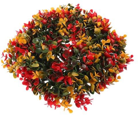 CORHAD Weihnachtskranz Künstlicher Hängender Kranz Für Haustür Weihnachtskranz-Ornament Türwandanhänger Weihnachtsgirlande Wanddekor Dekokranz