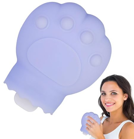 Wärmflasche mit Abdeckung, Wärmflasche - Cartoon Cat Paw Shape Pack Hot Water Pack | Kaltwetter-Heizung, wiederaufladbarer Silikon-Handwärmer für den