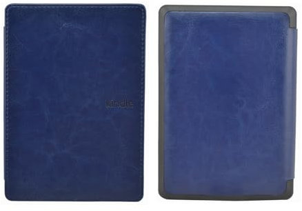 RUIPOCX Custodie compatibili con Kindle 4a/5a Generazione Modello Numero D01100 E-Book Reader 6'' 2011 e 2012 Custodia in Pelle(Dark Blue)