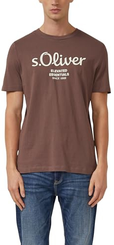 s.Oliver T-Shirt aus Baumwolle mit Label-Print