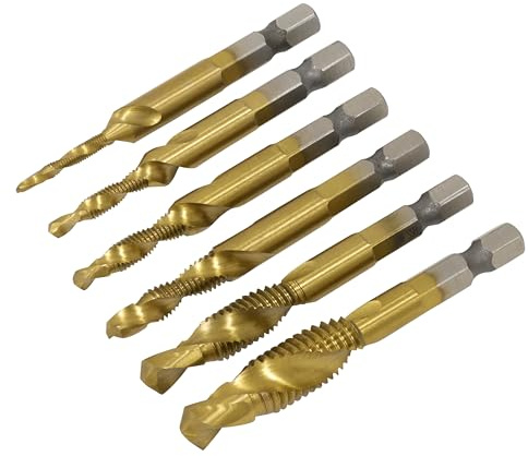 Sealey Combination Drill & Tap Bit Set 6pc - AK3025