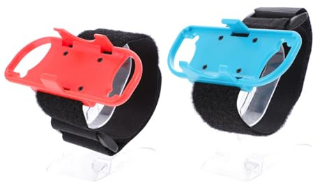 SHINEOFI 2 Stück Teiliges Verstellbares Handgelenksband für Switch Controller Elastisches Armband mit Rutschfester Polsterung Kompatibel mit Joycon Gaming Zubehör für Sicheren Halt Beim