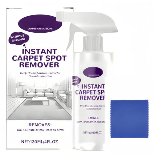 Carpet Stain Remover,New Carpet Cleaner Spray Protector,Upholstery Cleaner & Stain Remover for Sofa,Furniture,Rug,Repels Stains Water & Dirt,Car/pet Freshener & Shampoo Solution(Foam & Spray)