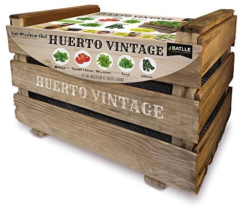 Semillas Batlle Huerto Urbano - VINTAGE, 50x33x30 cm