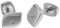Boccia Ohrstecker Titan mit Diamanten 05008-02