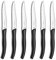 Lou Laguiole 2271 aak005 K35 coltelli da carne, Acciaio inossidabile, Nero, 11 x 9 x 26 cm