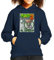 Cloud City 7 Plants Vs Zombies Dr Zomboss Kid's Hooded Sweatshirt Navy Blue
